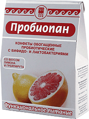 Конфеты обогащенные пробиотические "Пробиопан", 60 г