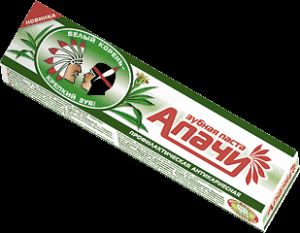 Паста зубная "Апачи", антикариесная, 75 мл