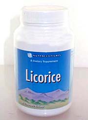 Солодка (Лакричник) / Licorice (продукция компании Виталайн (Vitaline)). Растительный препарат с выраженным противовоспалительным и бактерицидным действием