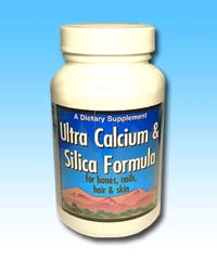 Ультра Кальций & Кремний формула / Ultra Calcium & Silica Formula (продукция компании Виталайн (Vitaline)). Натуральная формула, содержащая биодоступный кальций и экстракты трав