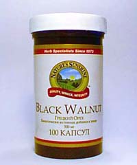 Черный орех (Black Walnut) 100 капс. (продукция компании NSP (НСП))