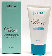 Virta Fleur крем-скраб для лица: косметика Вирта (Virta) для лица, Virta Fleur крем-скраб для лица, купить Virta Fleur крем-скраб для лица, ННПЦТО технологии омоложения