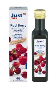 Красная ягода – купить Сироп Красная ягода с Кальцием и Магнием / Red berry multivitamin Drink with calcium  and magnesium от компании Юст (Just) Вы можете в нашем Интернет-магазине по доступным ценам, с доставкой по Москве и РФ