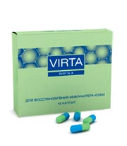 БАД Virta A / повышение иммунитета кожи • 10 капсул ― Интернет-магазин здоровья