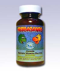 Витазаврики (Herbasaurs Chewable Multiple Vitamins Plus Iron) 120 таблеток - Купите продукцию компании НСП (NSP)  с доставкой по Москве и России в Интернет-магазине: все цены представлены на сайте Vitolife / Отзывы о продуктах NSP (НСП)