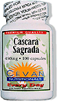 Cascara Sagrada 400 mg, 100 cap - Каскара Саграда (слабительное)