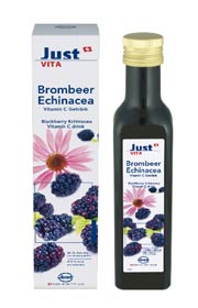 JUST VITA Эхинацея – купить Ежевичный сироп с эхинацеей и витамином C / Bleckberry Echinacea Vitamin C drink от компании Юст (Just) Вы можете в нашем Интернет-магазине по доступным ценам, с доставкой по Москве и РФ