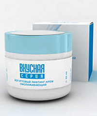 Вкусная серия йогуртовый лифтинг-крем омолаживающий:  косметика Вирта (Virta) для лица, йогуртовый лифтинг-крем омолаживающий, купить  йогуртовый лифтинг-крем омолаживающий, ННПЦТО технологии омоложения