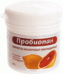 Продукция компании Арго: Конфеты молочные обогащенные Пробиопан, нормализация микрофлоры желудочно­кишечного тракта, профилактика развития дисбактериоза, профилактика и нормализация гормонального баланса, заказать Пробиопан,
