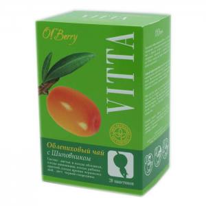 Облепиховый чай с шиповником 20ф/п Готовый напиток "О!Berry VITTA" обладает мягким вкусом с характерными нотками шиповника и черноплодной рябины. Цвет настоя глубокий рубиновый.