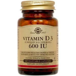 Солгар Витамин D3 600 МЕ 60 капсул Solgar Витамин D стимулирует развитие и рост, поддерживает здоровье зубов и костей. Капсулы «Витамин D3 600 ME» №60 от Солгар помогут регулировать уровень кальция в крови, усилят абсорбцию кальция в кишечнике. Также витамин D способствует укреплению естественного иммунитета.Люди с пониженным уровнем этого витамина гораздо больше подвержены риску заболевания гриппом или иными простудными заболеваниями.