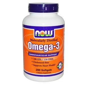 Omega-3 (Омега 3), 200 капс. Омега-3 – жирные кислоты оказались особенно эффективны для снижения уровня атерогенных триглицеридов в крови, а также "плохого” холестерина – липопротеидов низкой плотности.