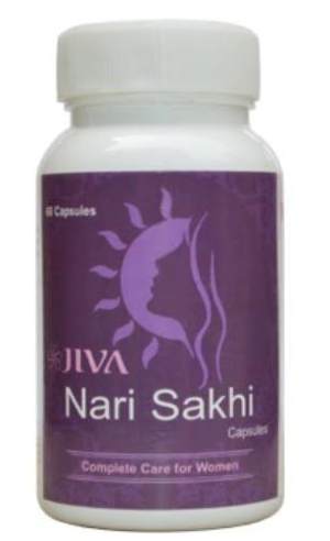 Nari Sakhi Jiva Capsule 60 кап – при бесплодии Полезно при менструальных расстройствах, лейкоре, женском бесплодии. Омолаживает женскую менструальную систему. Повышает плодовитость. Регулирует менструальный цикл.