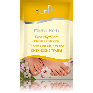 Солевая ванна для ног &quot;Китайские травы&quot; Master Herb Освежает кожу и снимает усталость в ногах
Код: 41322 , Вес:50 г