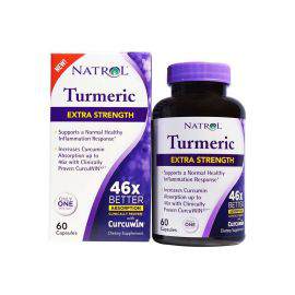 Добавки для здоровья и долголетия Turmeric Extra Strength Natrol  
Упаковка
60 капсул
