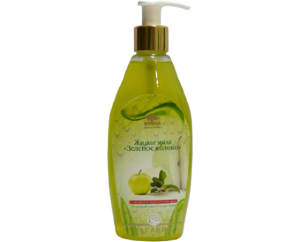 Жидкое мыло «Зелёное яблоко» (продукция компании Raj Rasayana Herbals (Индия)) Жидкое мыло с натуральными питательными компонентами для мягкого очищения и увлажнения кожи