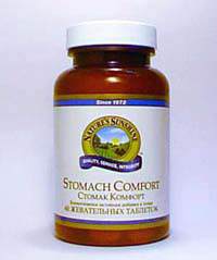 Стомак Комфорт (Stomach Comfort) 60 табл. (продукция компании NSP (НСП)) Восстанавливает уровень кислотности желудка, способствует улучшению функции пищеварения и устраняет дискомфортные явления, связанные с приемом пищи