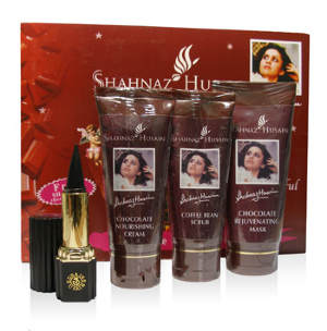 Подарочный косметический набор «Шоколадный» (компания Шахназ Гербалз (Индия)) Три косметических средства "Шоколадной серии" по "праздничной" цене + подарок!