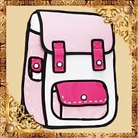 Мультяшный рюкзак розовый