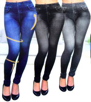 Корректирующие джинсы (леджинсы) Slim’n Lift Jeans Летние штаны данного типа изготавливаются из лёгкой ткани деним и содержат в своём составе более высокий уровень синтетических тканей