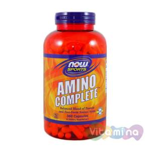 Amino Complete (Аминокомплекс) 360 капс. 

В период продолжительной болезни, выздоровления, после хирургических вмешательств. Во время программ по снижению веса. Комплекс аминокислот показан для наращивания мышечной массы. Для беременных и кормящих женщин.
