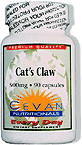 Cat&#039;s Claw, 500mg 90 cap - Кошачий коготь (иммуннокорректор) Кэтс Клоу уменьшает воспаление и нормализует работу желудочно-кишечного тракта. 