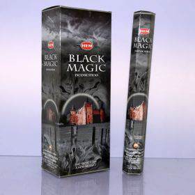 Благовония HEM Hexa BLACK MAGIC чёрная магия  Ароматические палочки торговой марки HEM, Индия. по 20 г (20 ароматических палочек)