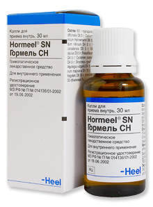 Препарат Гормель СН (фирма Хеель) Эндокринопатии. Общая регуляция гормональных расстройств.