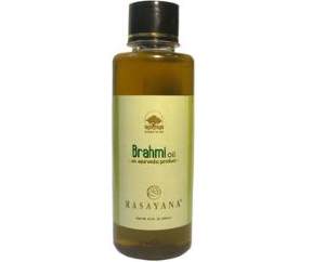 Масло Brahmi (продукция компании Raj Rasayana Herbals (Индия)) Масло для головы. Традиционное аюрведическое средство от стрессов, бессонницы, нарушении памяти. Помогает при выпадении волос и перхоти.