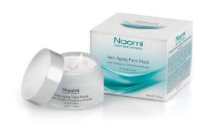 Антивозрастная маска для лица с коллагеном «NAOMI» для всех типов кожи, 50 мл. (Anti-Aging Face Mask with Collagen) 