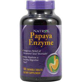 Добавки для здоровья и долголетия Papaya Enzyme Natrol  
Упаковка
100 табл
