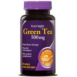 Добавки для здоровья и долголетия Green Tea 500 mg Natrol  
Упаковка
60 табл

