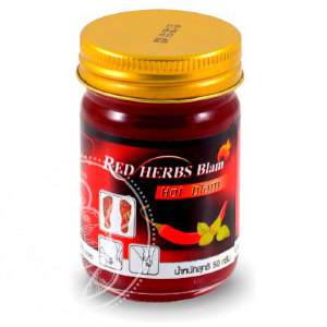 Красный бальзам с интенсивно разогревающим эффектом Red Herbs Balm  Сильное средство при помощи лечении ревматизма, остеохондроза, радикулита, полиартрита, отложения солей в суставах.
Артикул
10014
Производитель
Таиланд
Объем
50 мл
