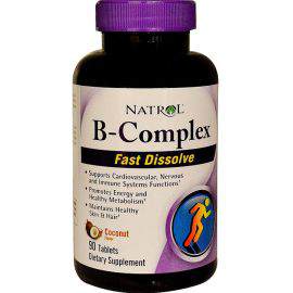 Витамино-минеральные комплексы Vitamin B-Complex Fast Dissolve Natrol  

Vitamin B-Complex Fast Dissolve от американского бренда Natrol, это полноценный комплекс витаминов группы В, собранный в одной биодобавке. 