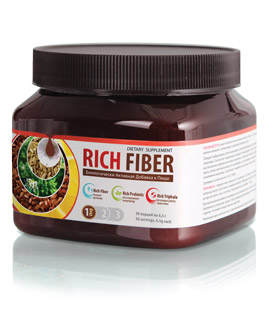 Rich Fiber 
Rich Fiber
источник клетчатки для правильной работы ЖКТ и очищения организма
