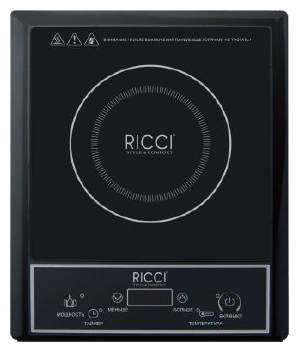 Индукционная настольная плитка (плита) Ricci JDL-C20A15 Индукционная плита Ricci JDL-C20A15 это настольная кухонная электрическая плита для приготовления еды, работающая от индуцированных вихревых токов, которые создаются при помощи высокочастотного магнитного поля.