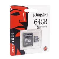 Карта памяти Kingston microSDHC/microSDXC Class 10 HS-I 64GB Карта памяти Kingston microSDHC/microSDXC Class 10 HS-I 64GB