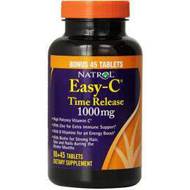 Комплекс витаминов и минералов Easy-C 1000 mg Time Release Natrol  
Упаковка
135 табл
