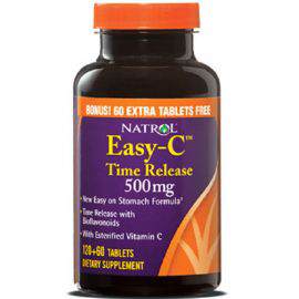Витамино-минеральные комплексы Easy-C 500 mg Time Release Natrol  
Упаковка
180 табл
