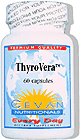 THYROVERA, 60 cap - Тировера (эндемический зоб, хронический тиреоидит) В состав пищевой добавки Тиро Вера включены шесть натуральных ингредиентов, обеспечивающих всестороннюю поддержку щитовидной железе.