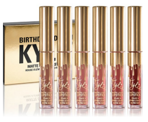 Набор Kylie Birthday Edition Набор Kylie Birthday Edition Лимитированный набор из 6 мини-помад Kylie Cosmetics. 