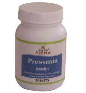 Pressmin Baps Amrut 60 таб – давление в норме. Особый состав трав тонизирующих сердце, для контроля и предотвращения высокого кровяного давления и дальнейших осложнений.