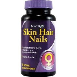 Комплекс витаминов и минералов Skin Hair Nails Women`s Natrol  
Упаковка
60 капсул
