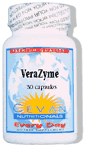 VeraZyme 30 cap Веразайм содержит натуральные протеолитические ферменты и антиоксиданты, которые помогают организму контролировать воспалительный процесс, вызванный различными причинами.