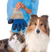 Тру Тач - True Touch - Перчатка для вычесывания шерсти домашних животных