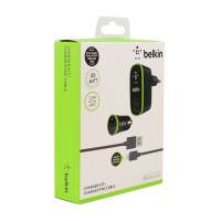 Зарядный комплект Belkin Micro Charger Kit (220 В +12 В + Lightning cable, USB, 2.1 A)