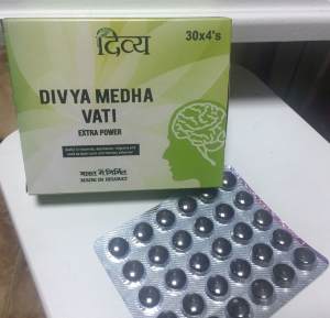 Седативный аюрведический препарат. Дивья Медха вати (Divya Patanjali Medha Vati),120 таб 

Стресс, депрессия, тревога, раздражительность, ослабление памяти.
