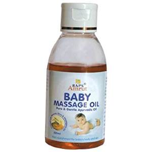 Детское массажное масло BAPS Amrut Baby Massage Oil 100 мл Масло для массажа Amrut Baby Massage готовится из проверенных временем аюрведических трав, обогащенных натуральными маслами и богатых источников витамина A и E, которые сохраняют кожу ребенка мягкой и эластичной.