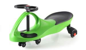 Машинка детская с полиуретановыми колесами, зеленая «БИБИКАР» (Bibicar, green colour) 