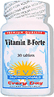 VITAMIN-B FORTE 30 tab Комплекс Витамин-Би Форте позволяет обеспечить оптимальную питательную поддержку нервной системе.